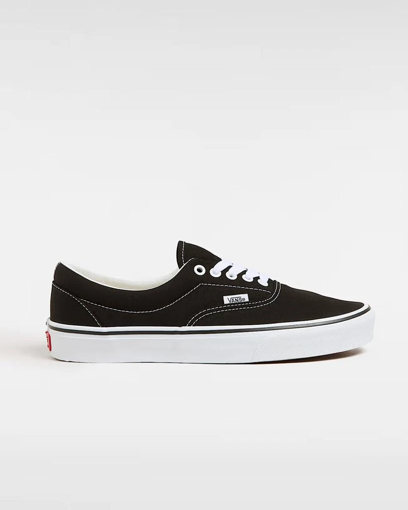 Vans Era VN000EWZBLK Sneaker Mens Black White Canvas Skateboard Shoes GBNC481 (Black,5) 2