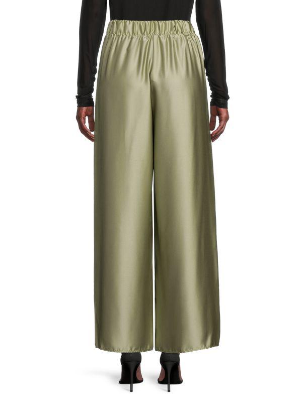 Renee C. Satin Ankle Pants