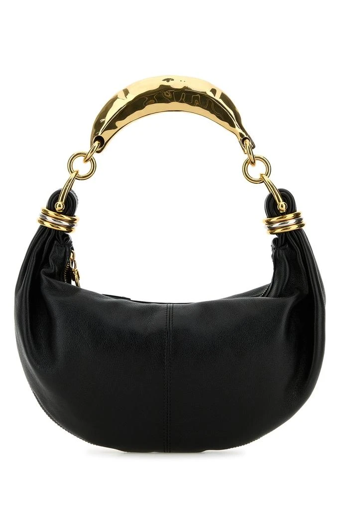 Chloé Black leather small Bracelet Hobo shoulder bag 3