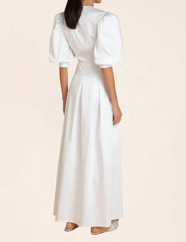 Adriana Degreas SOLID PUFF-SLEEVE CROPPED BLOUSE 3