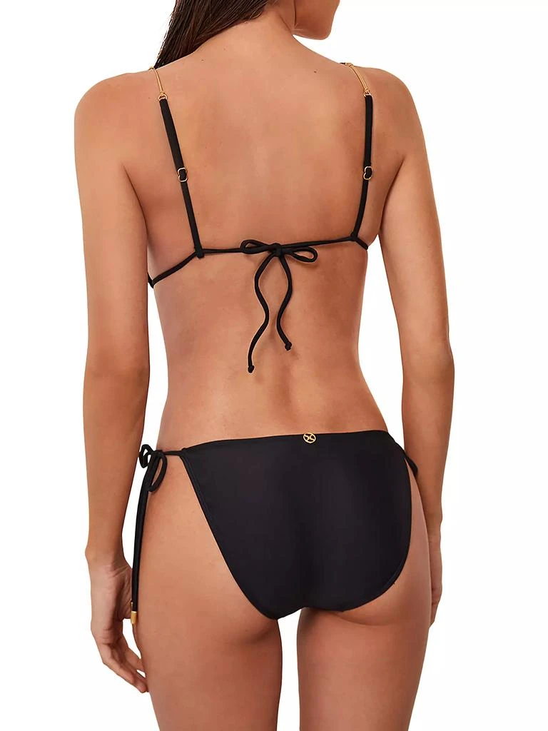 ViX by Paula Hermanny Solid Kaia Triangle Parallel Bikini Top 3