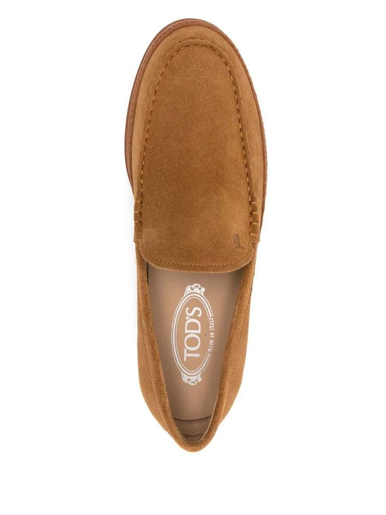 Tod'S Tod'S Cord Weaving Slip-On Suede Loafers Shoes 4