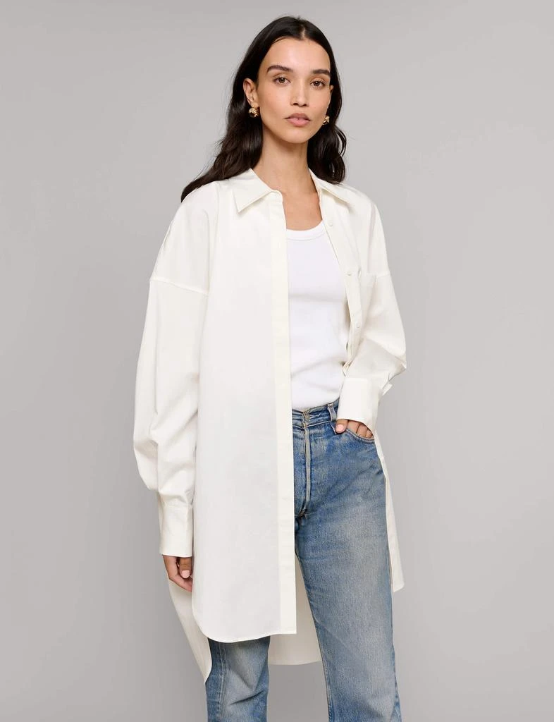 Pixie Market Oversized White Shirt 2