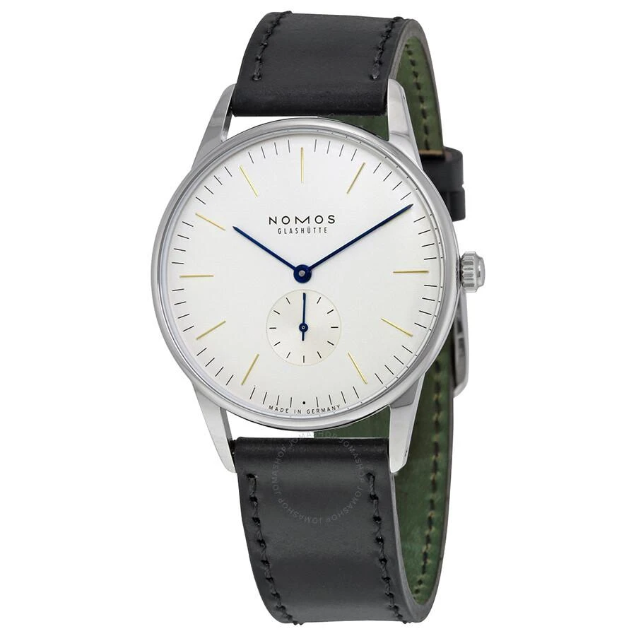 Nomos Glashutte Orion 38 White Dial Stainless Steel Men's Watch 384 1