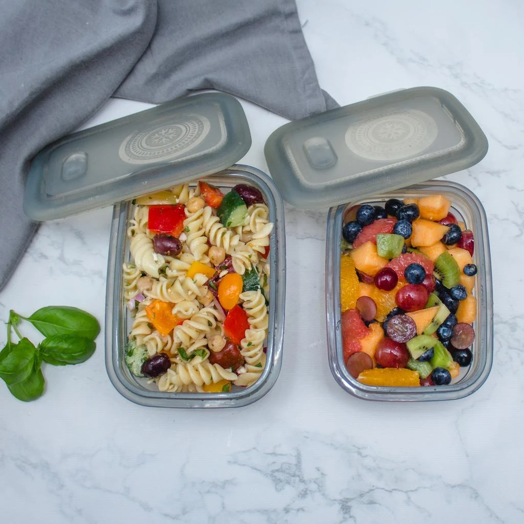 MNML Collapsible Silicone Food Storage Container Set of 6 - 660 ml - Grey 5