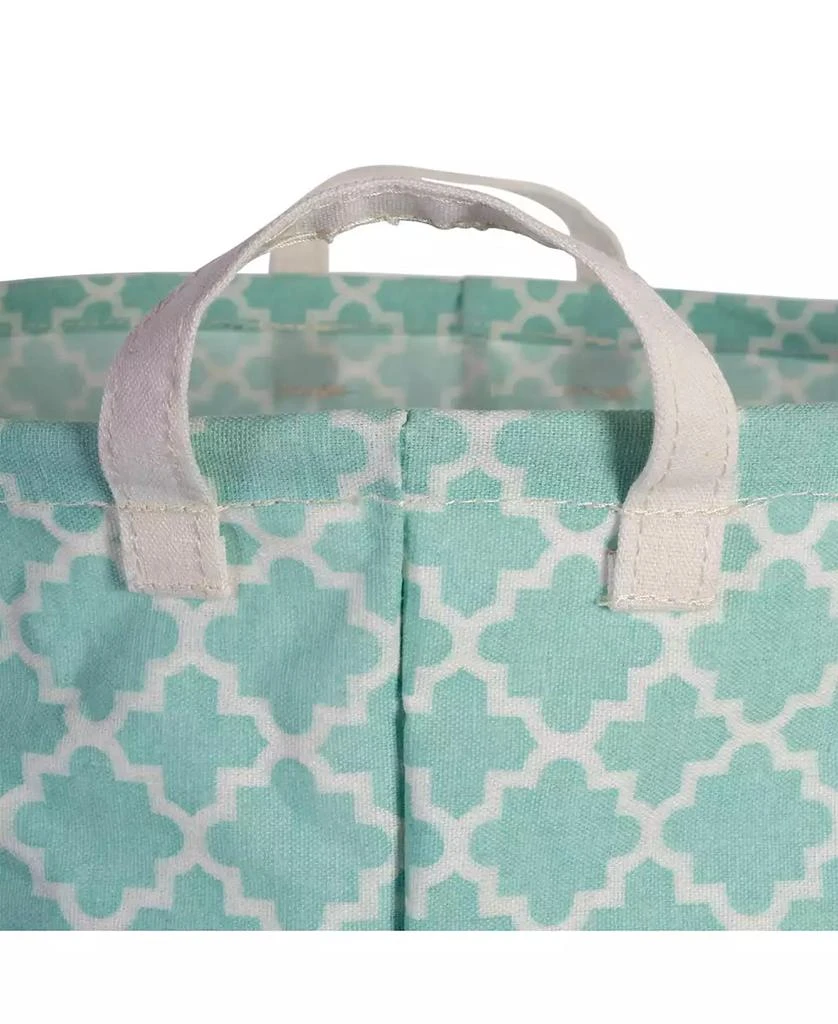 Design Imports Polyethylene Coated Cotton Polyester Laundry Ham Polyethylener Lattice Round 3