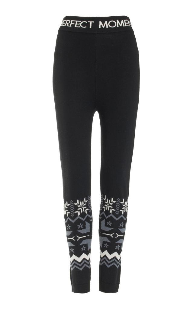 Perfect Moment Perfect Moment - Nordic Wool Leggings - Black - L - Moda Operandi