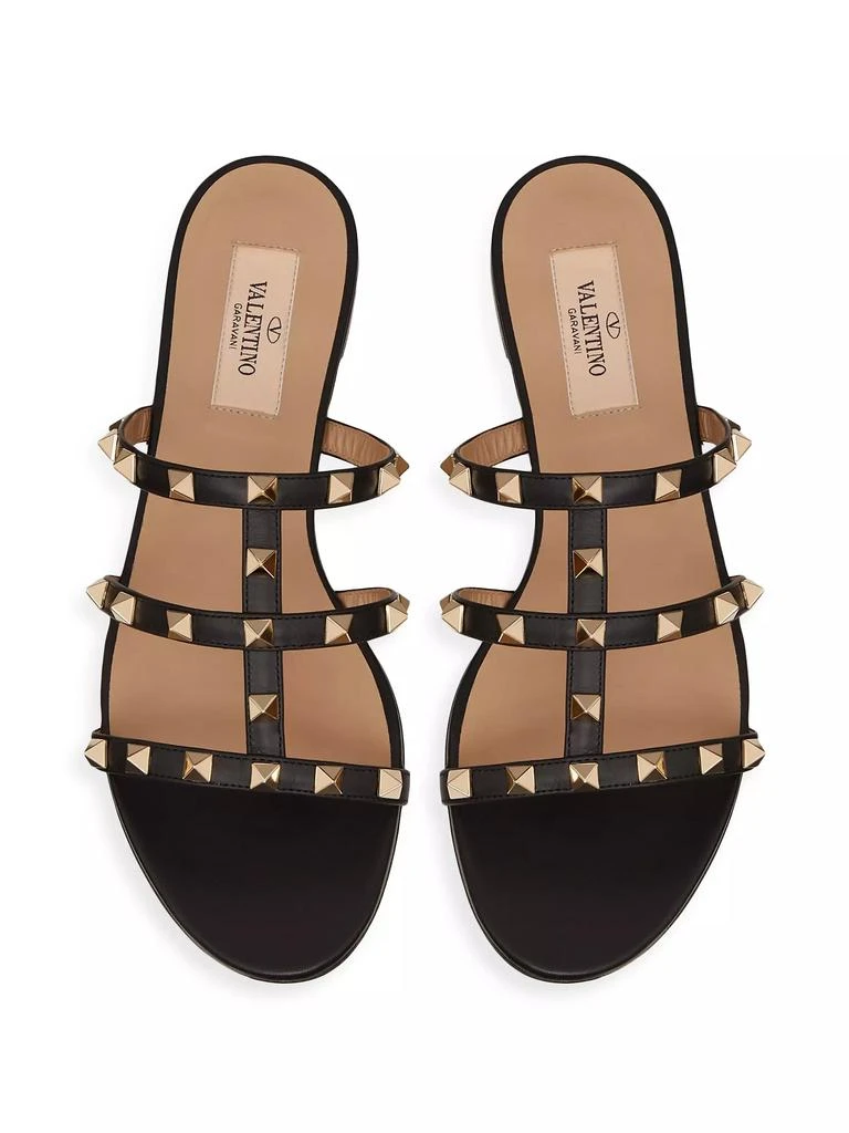 Valentino Rockstud Flat Slide Sandals 4