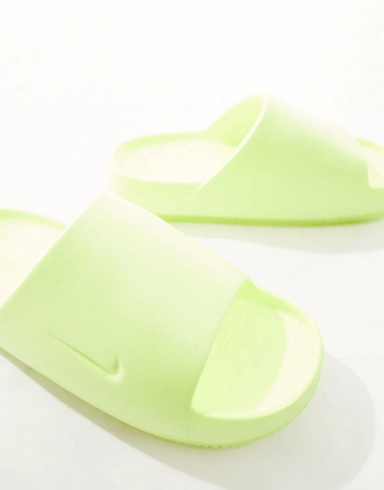 NIKE Nike Calm Sliders in bright green 2