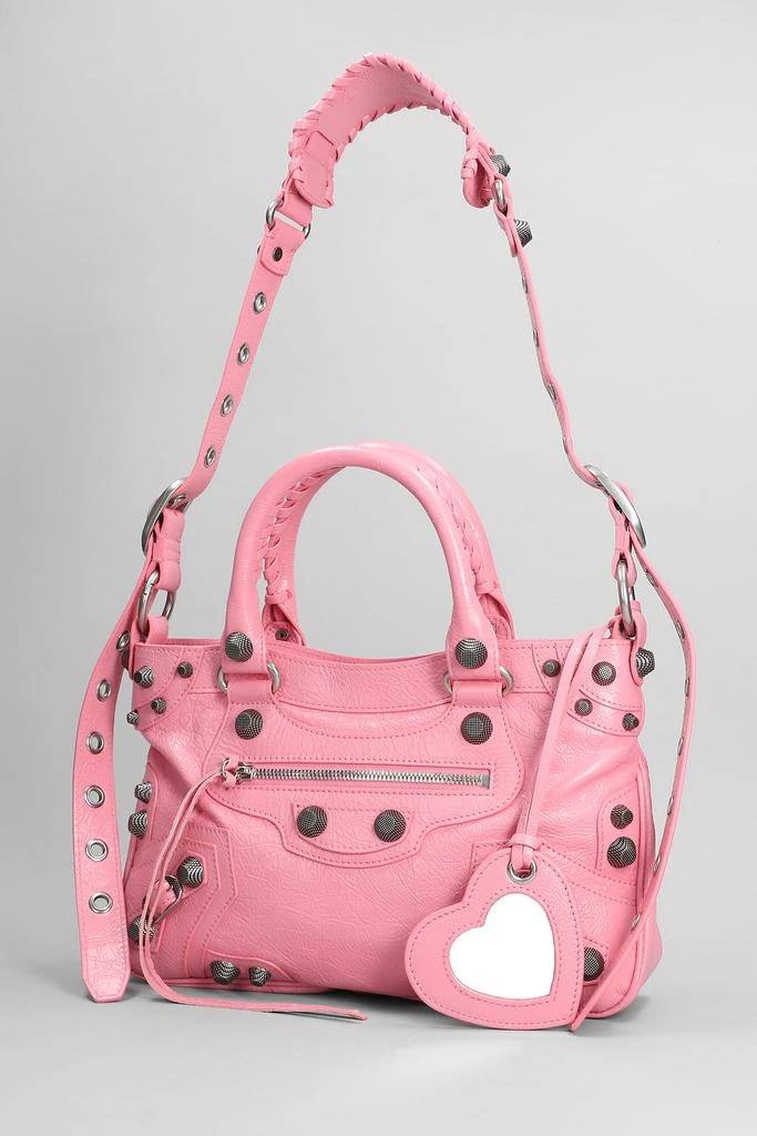 Balenciaga Neo Cagole Tote M Hand Bag In Rose-pink Leather 2