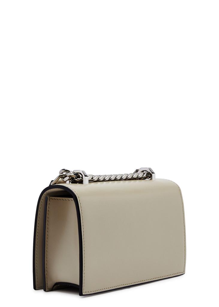 ALEXANDER MCQUEEN The Biker Jewelled Satchel mini leather shoulder bag