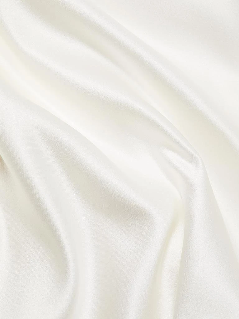 Amsale Duchesse Satin Strapless Dress 7