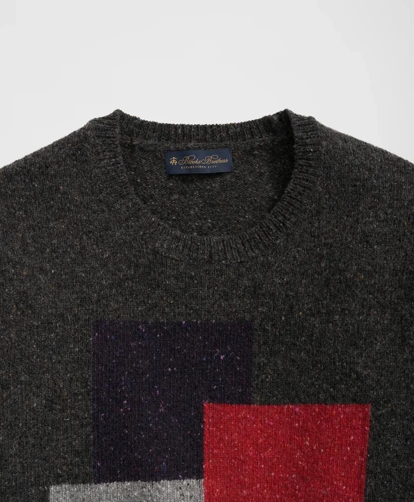 Brooks Brothers Colorblock Sweater in Merino Wool 2