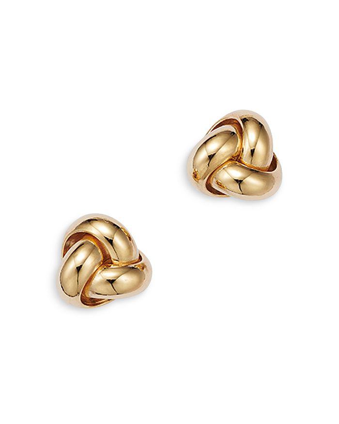 Bloomingdale's Love Knot Stud Earrings in 14K Yellow Gold