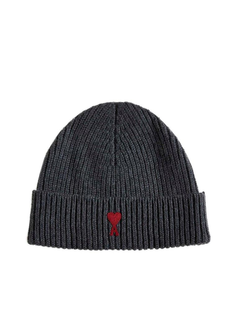 Ami Paris Ami De Couer black hat - Hats - BeyondStyle