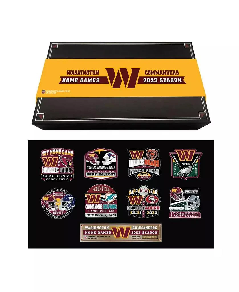 Mojo Licensing Washington Commanders 2023-24 Game Day Pin Collector Set 1