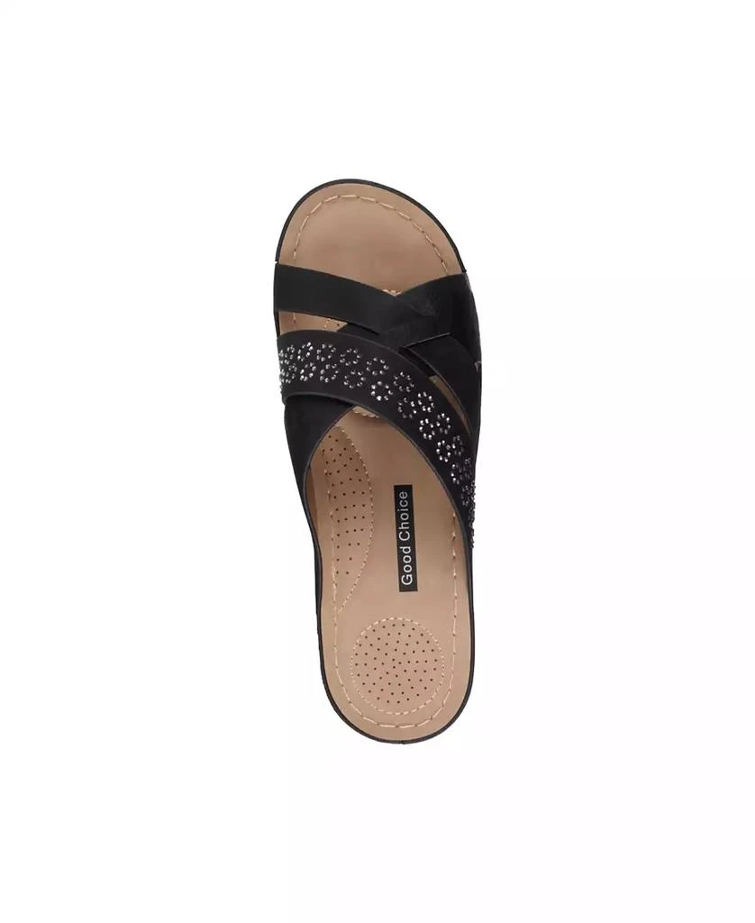 GC Shoes Women's Soraya Strappy Wedge Sandals 4
