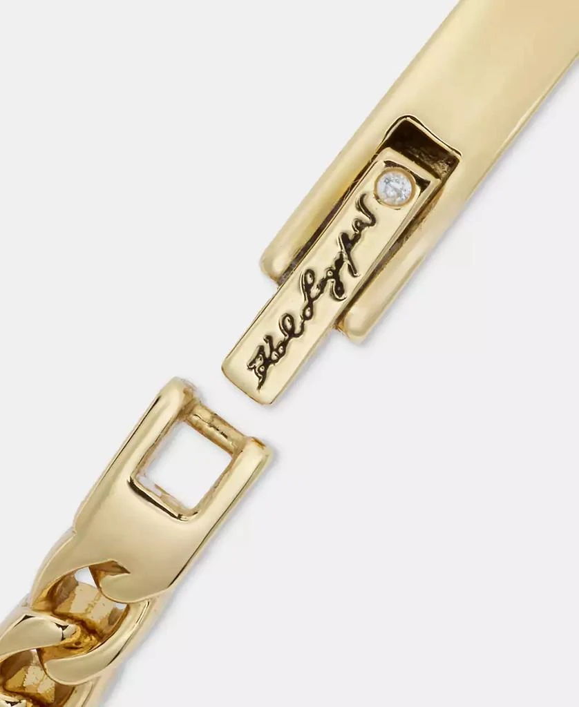 Karl Lagerfeld Paris Multicolor Crystal Flower Charm Bangle Bracelet 2