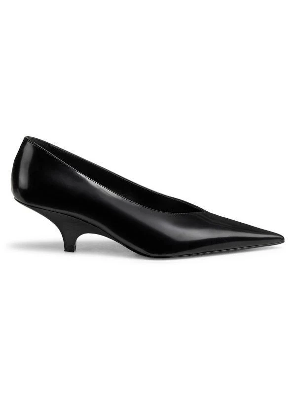Totême The Wedge Heel Leather Pumps 1