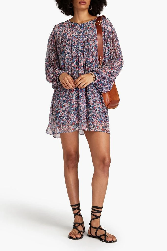 Isabel Marant Orion floral-print silk-georgette mini dress 2