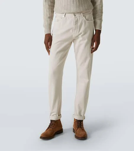 Brunello Cucinelli High-rise straight jeans 3