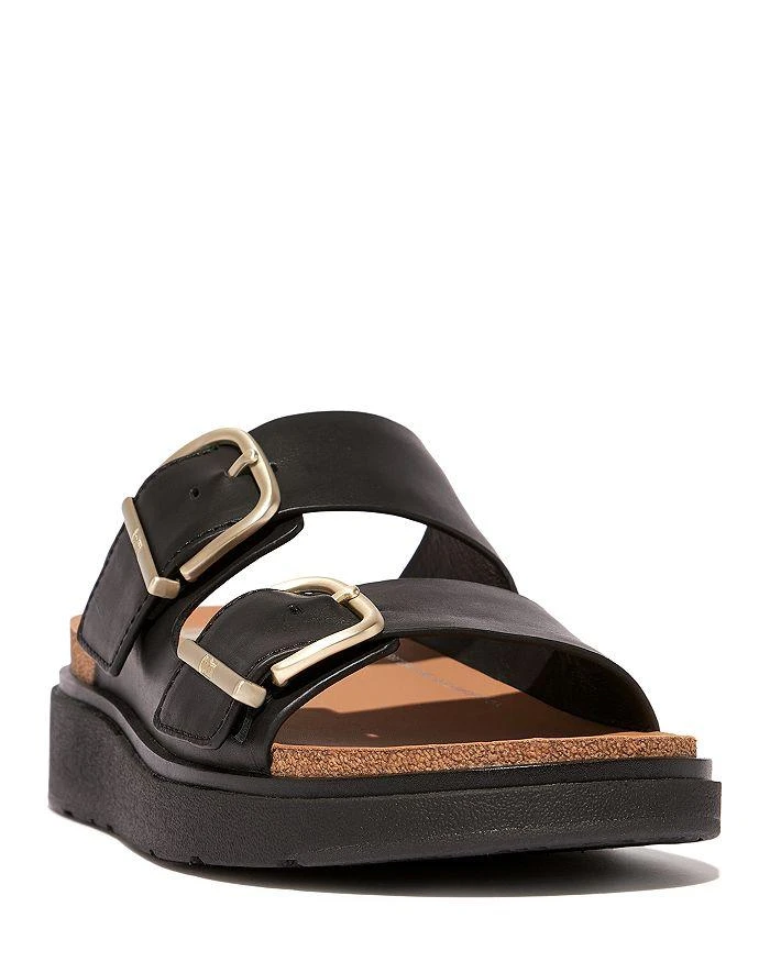 FitFlop Women's GEN-FF Buckle Two Bar Leather Slides 1