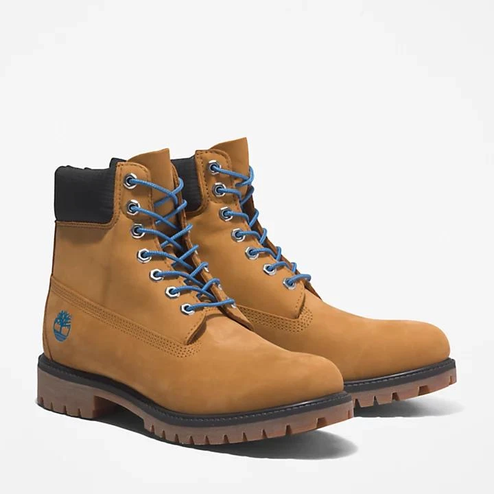 Timberland Timberland Premium® 6 Inch Boot for Men in Yellow/Blue 4