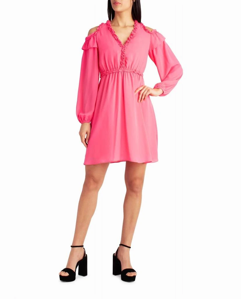 nicole silk chiffon dress Nicole Silk Chiffon Dress (Women)