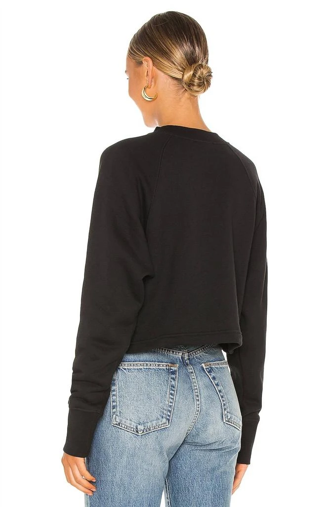 MARISSA WEBB So Uptight Raglan Sweatshirt In Black 3