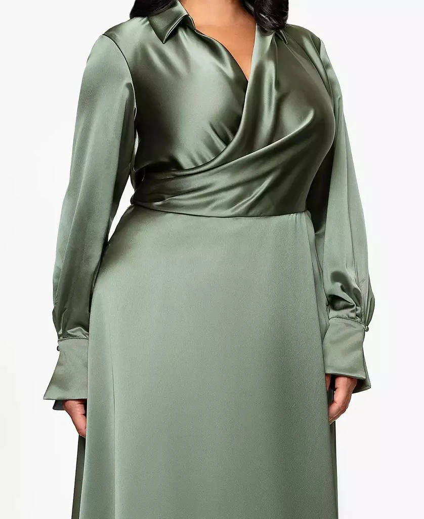 Plus Size Collared A-Line Ball Gown  On Sale Now with Up to 77% Off |  Discover Exclusive Deals & Savings at BeyondStyle  Authentic XSCAPE dress|women's  fashion|dresses with Limited-Time Discounts, Free