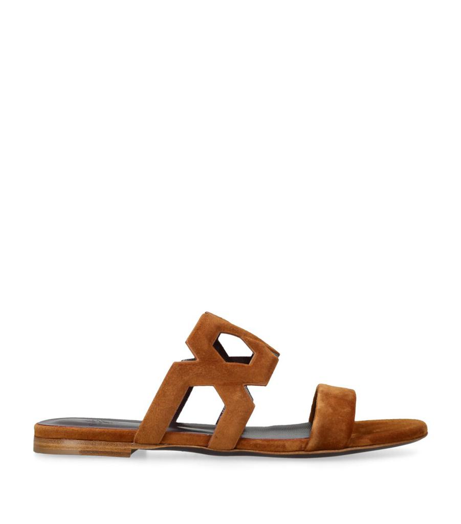 Bougeotte Suede Cut-Out Sandals