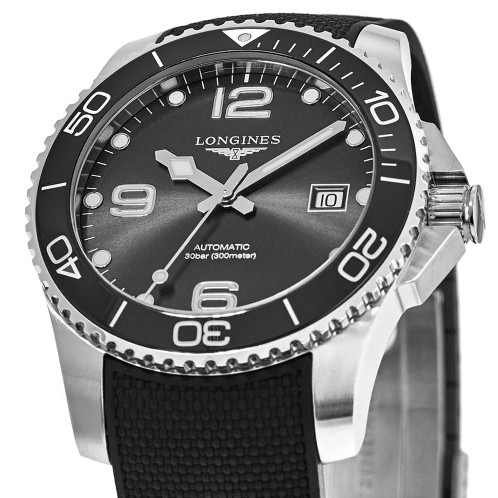 Longines HydroConquest Automatic Black Ceramic 41mm Men's Watch L3.781.4.56.9 2
