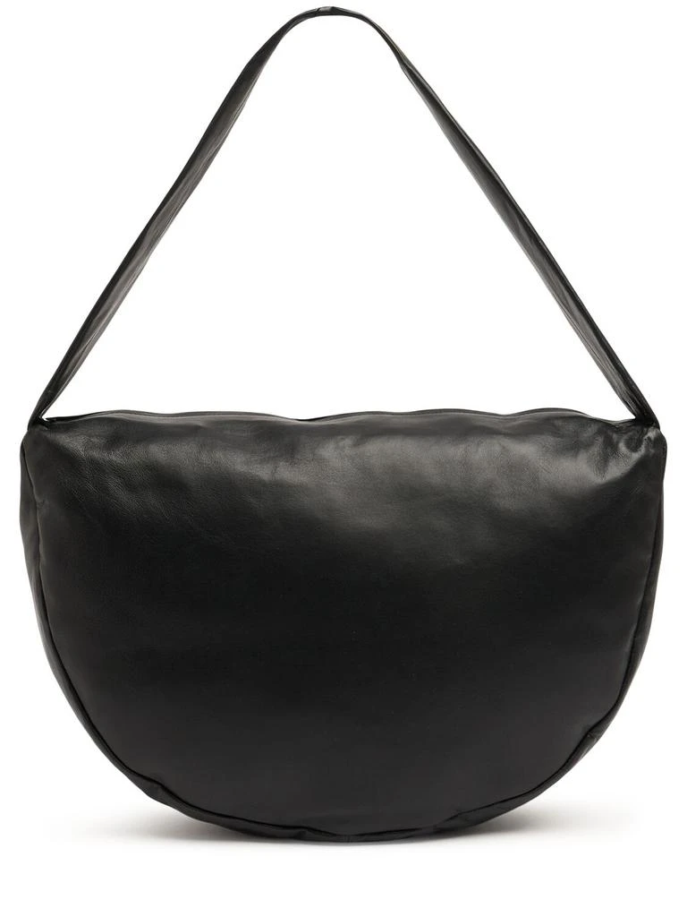 ST.AGNI Large Crescent Soft Leather Shoulder Bag 1
