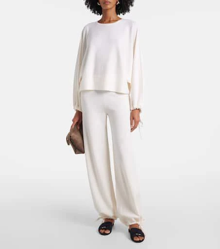 Max Mara Virgin wool wide-leg pants 2