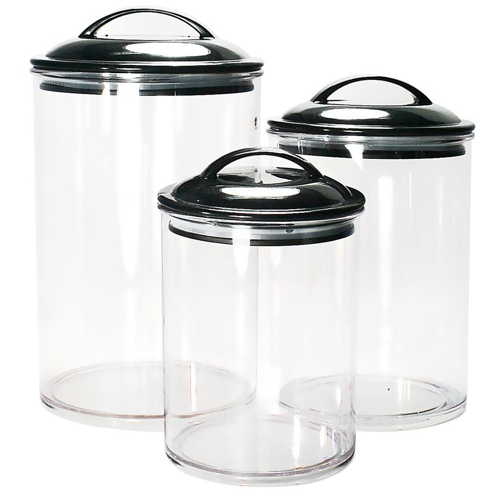 Reston Lloyd Calypso Basics by  Acrylic Storage Canisters, Set of 3