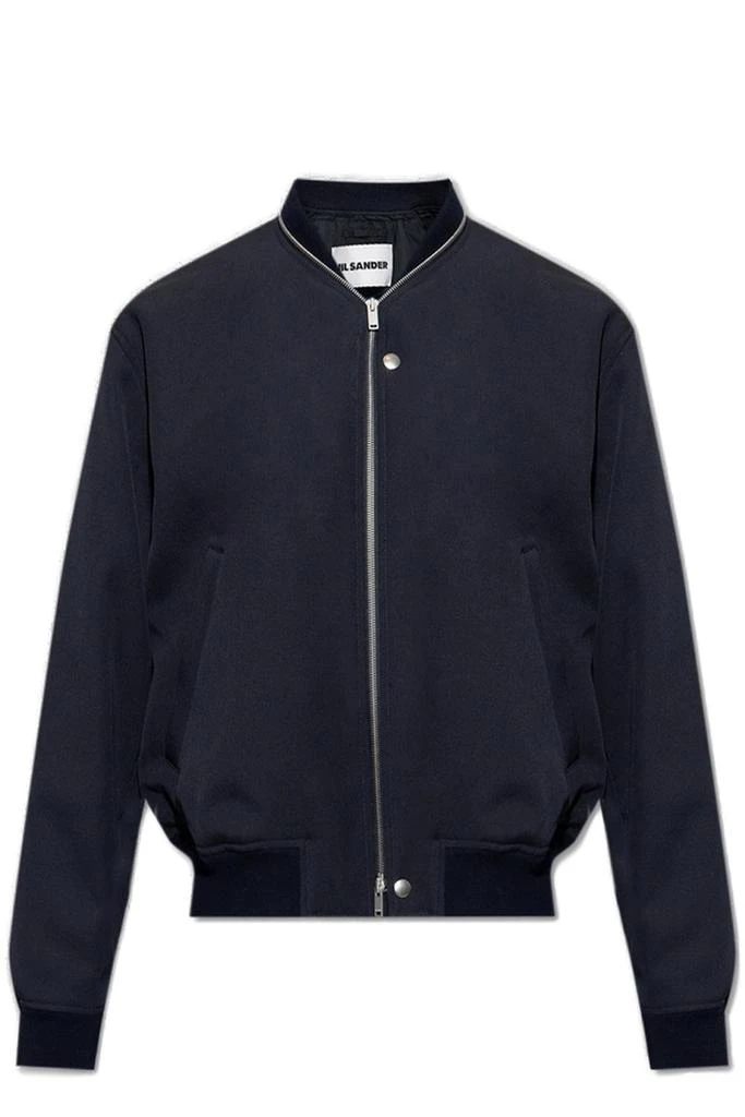 Jil Sander Jil Sander Zip-Up Long-Sleeved Bomber Jacket from Cettire