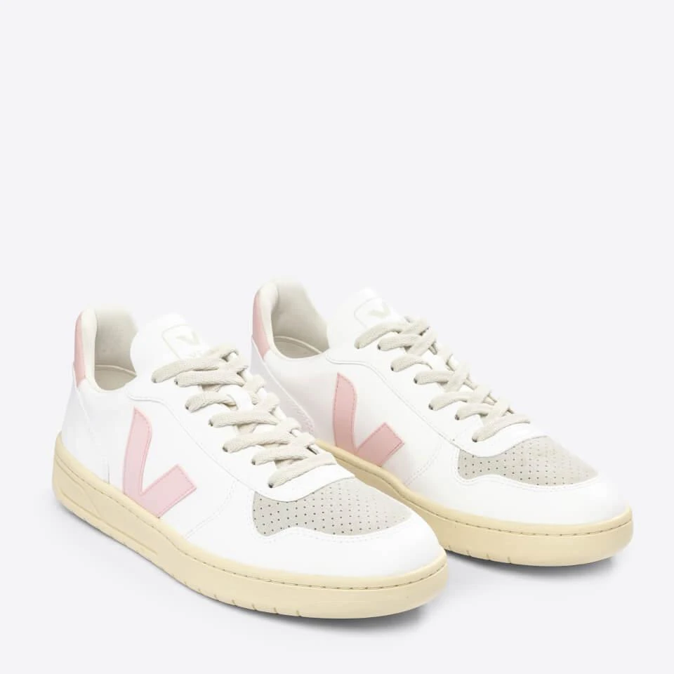 Veja VEJA WOMEN’S V-10 FAUX LEATHER AND SUEDE TRAINERS 3