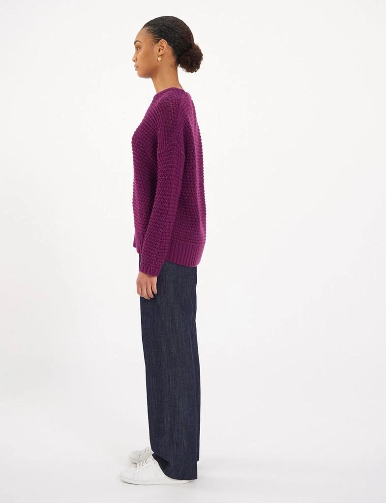 INES DE LA FRESSANGE PARIS Purple Silvia sweater 4