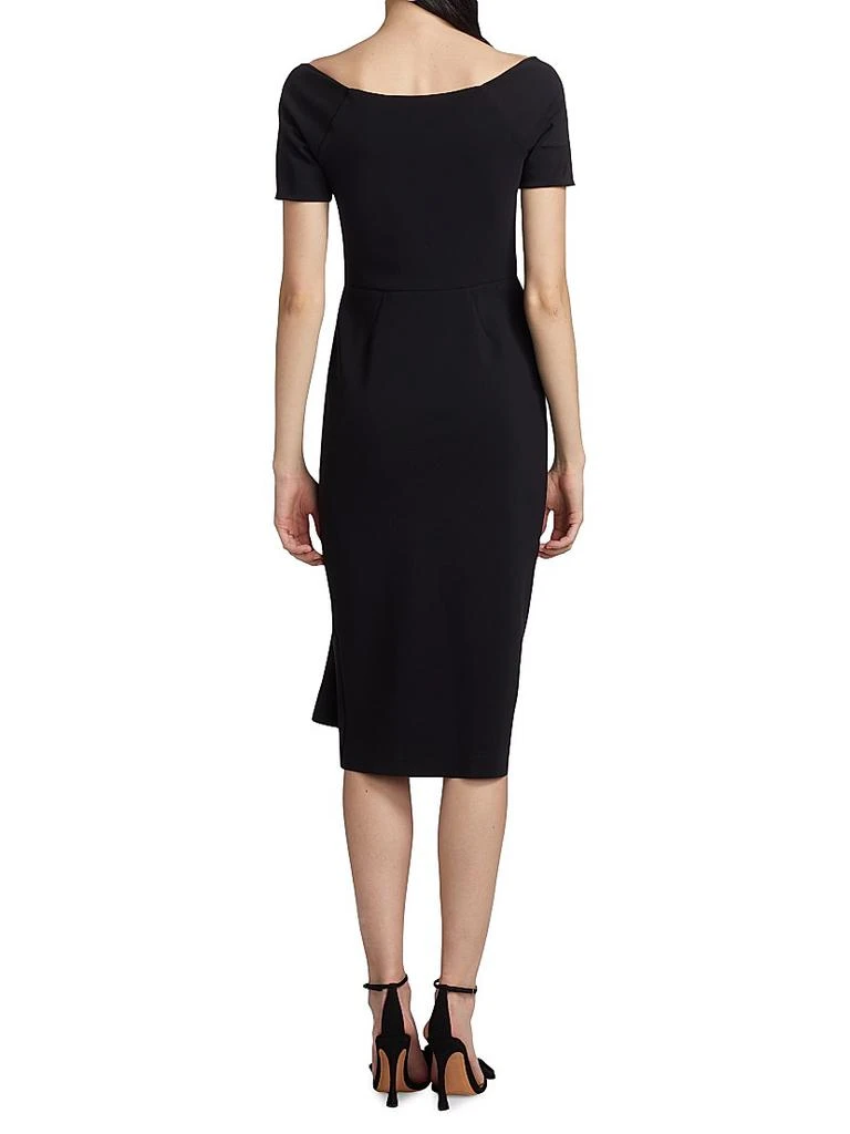 knee length dresses for ladies Bandage Belted Bodycon Midi Dress main image 1