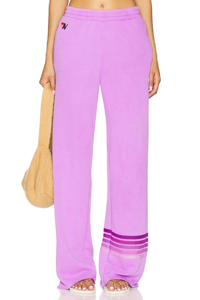 AVIATOR NATION Aviator Nation - Rugby Stitch Pocket Wide Leg Pants
