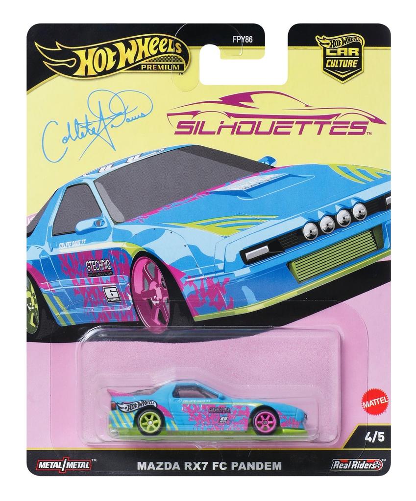 undefined Hot Wheels Premium Car Silhouettes Mazda RX7 FC Pandem