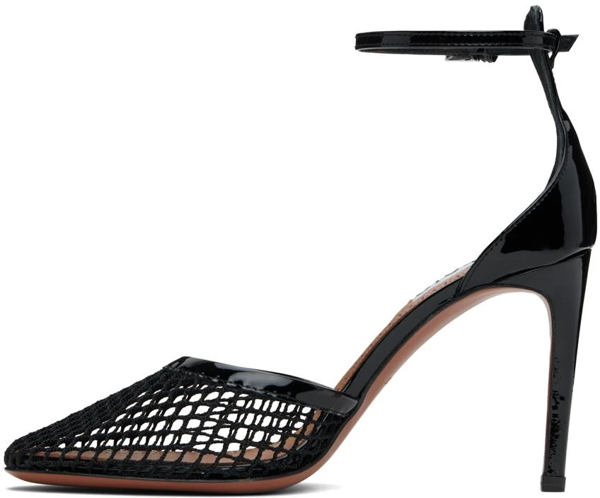 Alaïa Black High Fishnet Heels 3