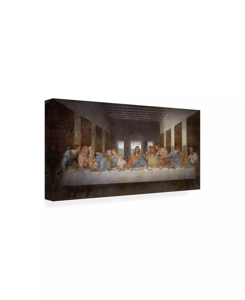 Trademark Global Leonardo Da Vinci The Last Supper Da Vinci Canvas Art - 27" x 33.5" 2