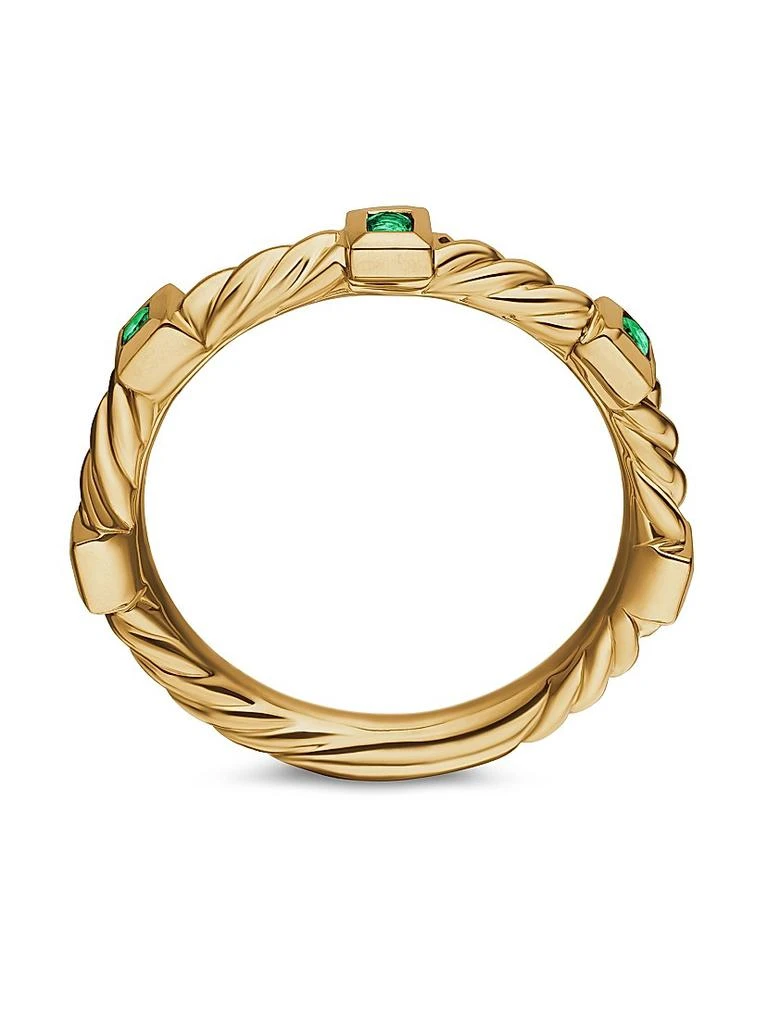 David Yurman Cable Collectibles Stack Ring in 18K Yellow Gold 4