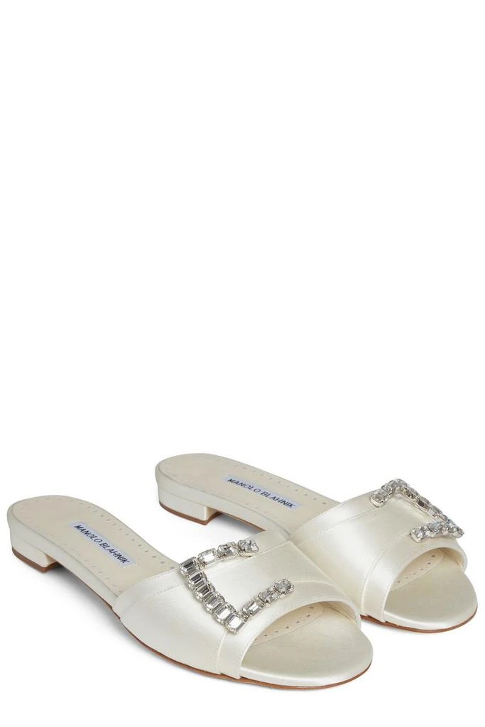 Shop Manolo Blahnik Ramiflat Slip-On Sandals on Sale at