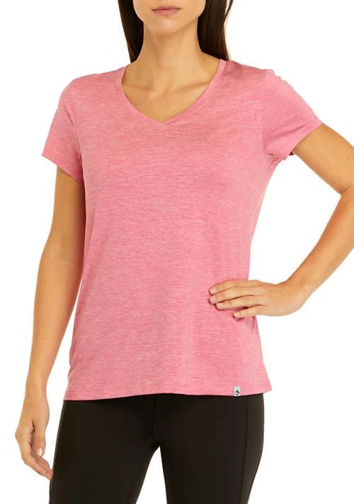 Ocean + Coast® Coast Womens Short Sleeve V Neck Performance T Shirt 1