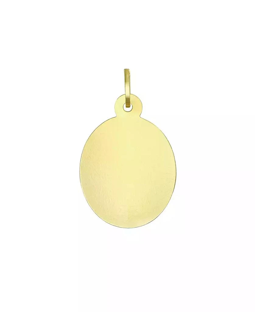 Bling Jewelry 14K Gold Religious Medal Saint Christopher Pendant Necklace Saint of Travel Safety No Chain 2