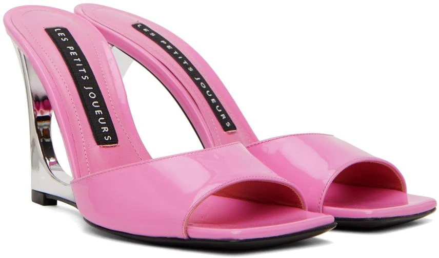 Les Petits Joueurs Pink Lola Heeled Sandals 4