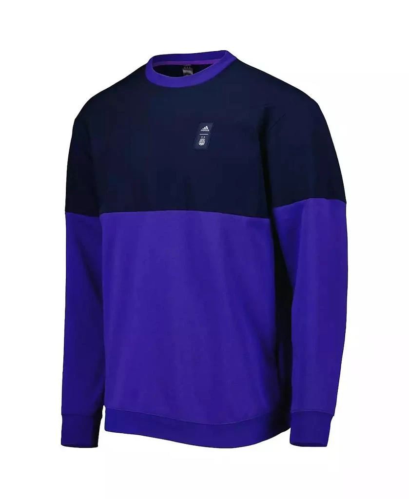 Adidas Men's Navy and Purple Argentina National Team Graphic Pullover Sweatshirt 3