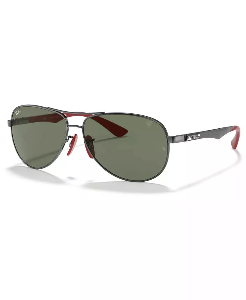 Ray-Ban Men's Sunglasses, RB8313M Scuderia Ferrari Collection 61 1
